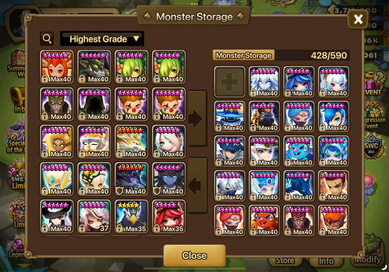 [Global] Midgame | Elenoa, Leona + 1900 scrolls, 14k crystals