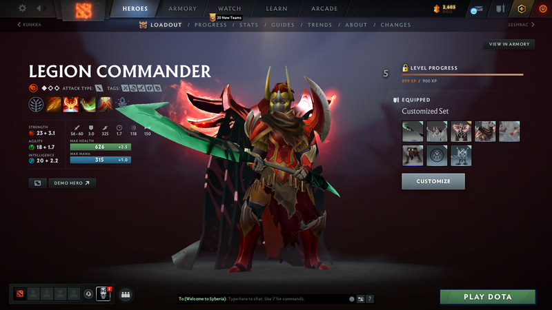 Legend II | MMR: 3123 - Behavior: 10425 - Communication: 10425