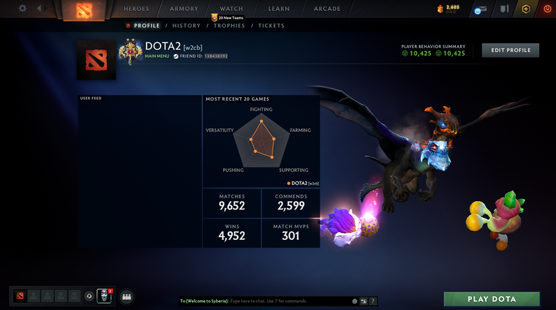 Legend II | MMR: 3123 - Behavior: 10425 - Communication: 10425