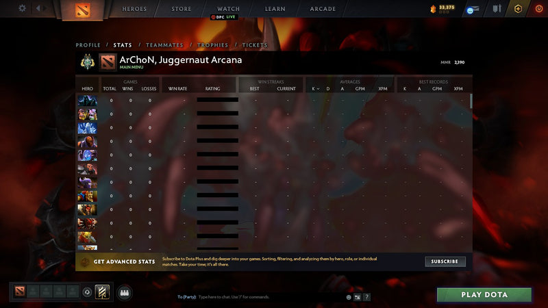 Ancient II | MMR: 2390 - Behavior: 9790