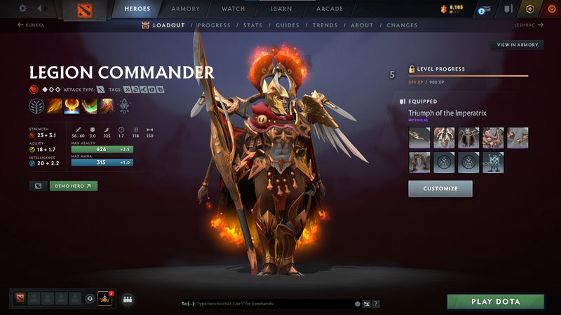 Legend I | MMR: 3078 - Behavior: 11500 - Communication: 11568