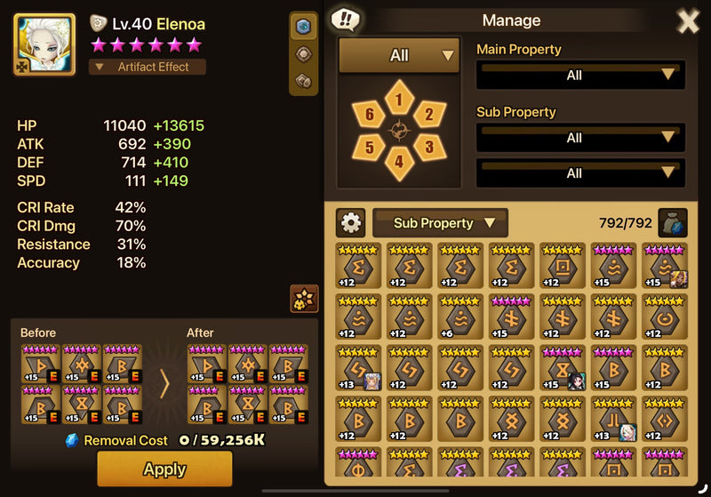 [Global] Midgame | Elenoa, Leona + 1900 scrolls, 14k crystals