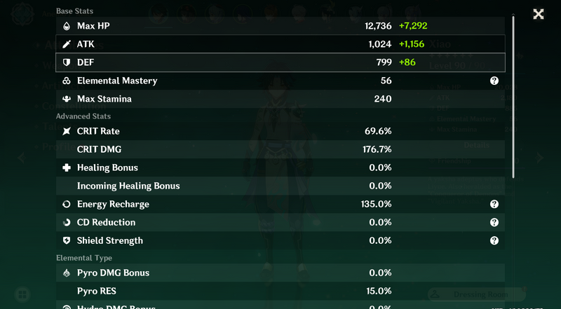 [America]Ar58 - Xiao, Hutao, Ganyu, Raiden Shogun, Tartaglia, Albedo, Kazuha, Venti, Eula, Ayaka, Ayato, Zhongli, Mona, Diluc, Itto, Nilou, Albedo, Jean(C1), Qiqi(C2), Keqing(C3)