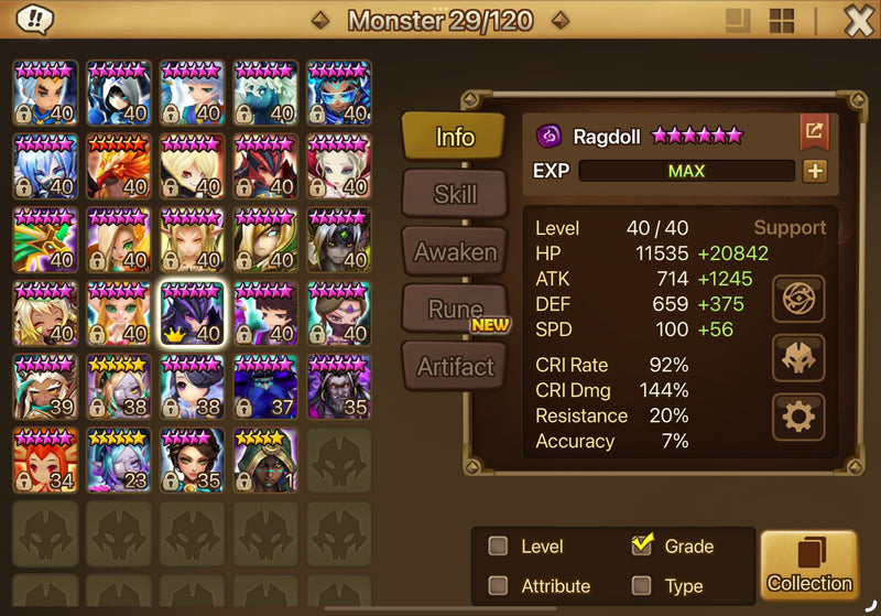 [Asia] Midgame | Ragdoll, Woonsa +1000 scrolls, 8k crystals