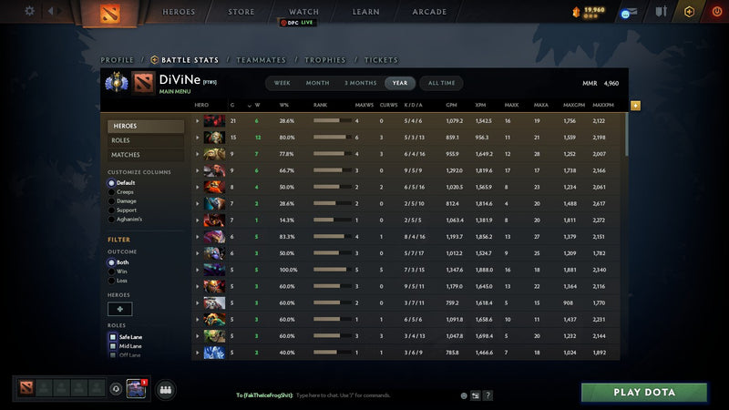 Divine II | MMR: 4960 - Behavior: 10000