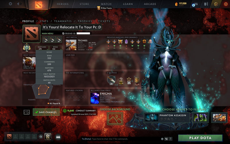 Archon I | MMR: 2333 - Behavior: 9640