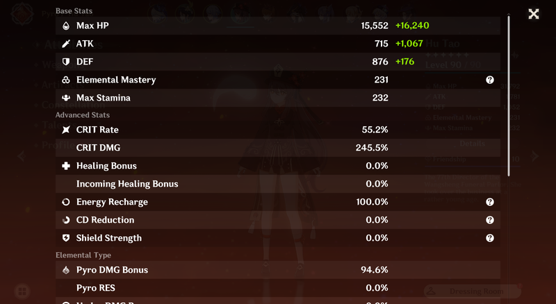 [America] AR56 - Venti, Tartaglia, Furina, Ayato, Cyno, Keqing, Jean, Qiqi, Hu Tao(C1), Mona(C1), Dehya(C1)