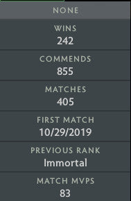 Immortal [2068] | MMR: 6010 - Behavior : 7020