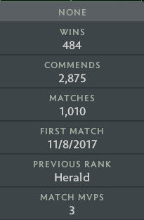 Herald V	| MMR : 700 - Behavior : 9805