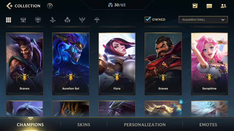 [SEA] Silver I | LVL: 35 - Champions: 30 - Skins: 8