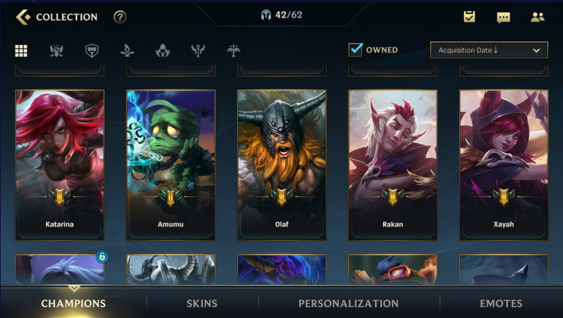 [SEA] Platinum 4 | LVL: 40  - Champions: 42 - Skins: 12