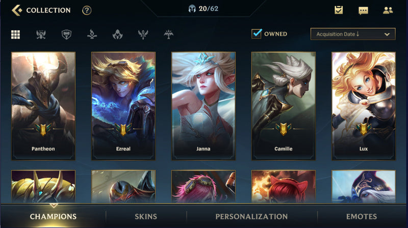 [SEA] Silver 1 | LVL: 26  - Champions: 20 - Skins: 2