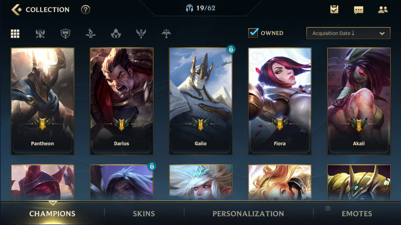 [SEA] Silver 2 | LVL: 24  - Champions: 19 - Skins: 1