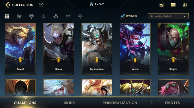 [SEA] Gold 4 | LVL: 24  - Champions: 17 - Skins: 2