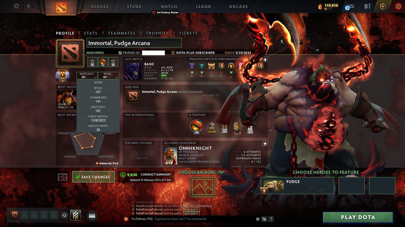 Immortal | MMR: 5900 - Behavior: 9030